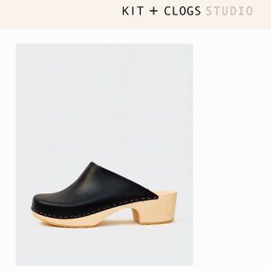 Kit and Clogs Studio Onyx Mini Klassisk Clog Size 39